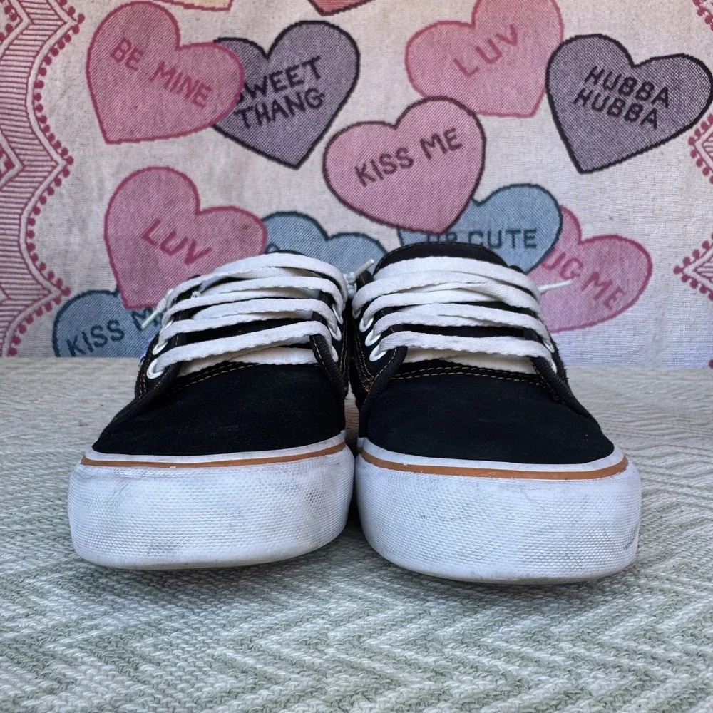 Size 7 - VANS Chukka Low (Denim) Black White Sneakers‎